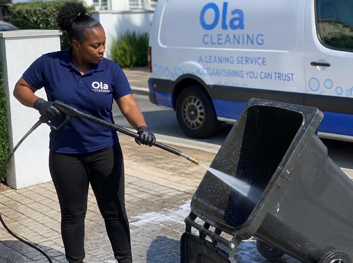 Bin Cleaning by Ola Cleaning Services, based in Luton